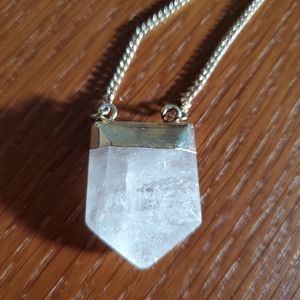 Crystal quartz necklace